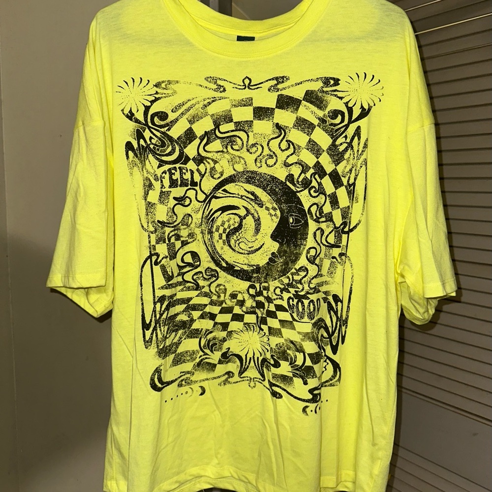 Oversized graphic tee, front print